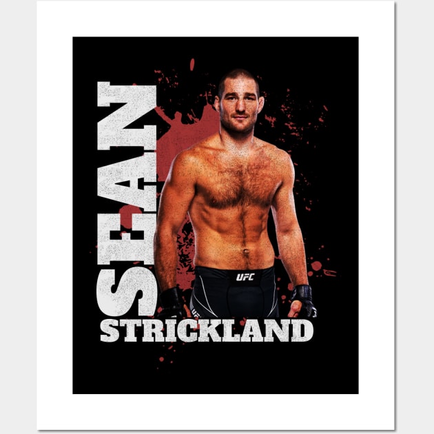 sean strickland Fighter Wall Art by olivia parizeau